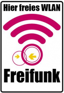 Freifunk Aufkleber